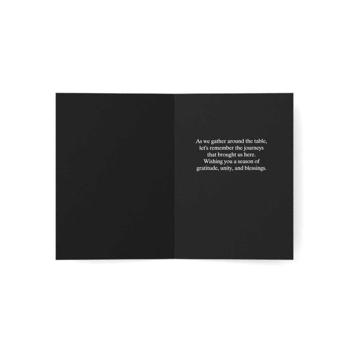 Premium Black Santa Greeting Cards (1, 10, 30, and 50pcs)