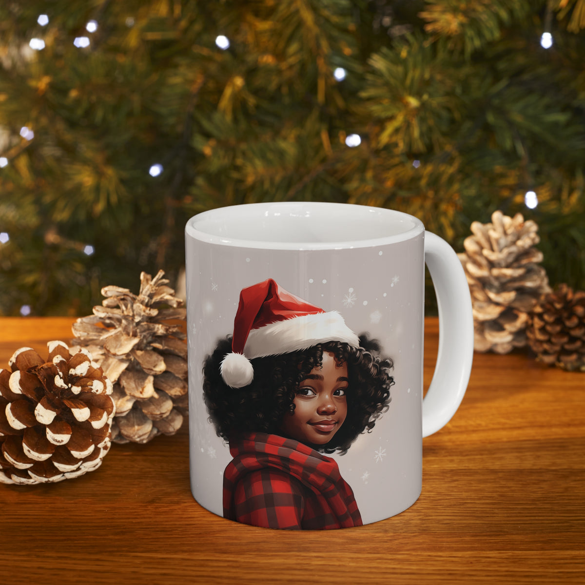 Premium Little Black Girl Ceramic Mug 11oz