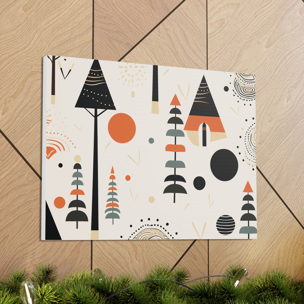African Inspired Print Canvas Gallery Wraps