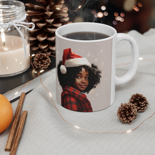 Premium Little Black Girl Ceramic Mug 11oz