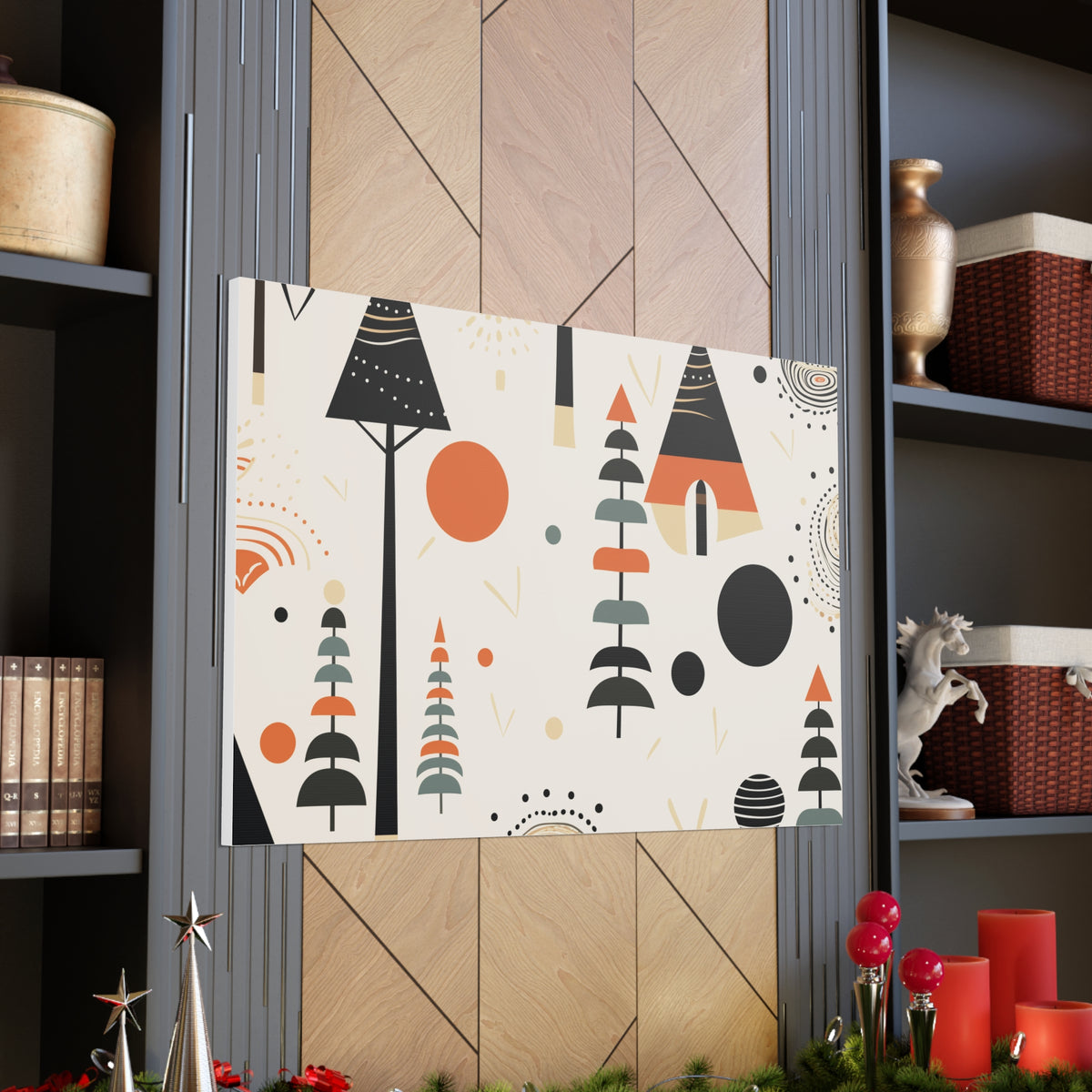 African Inspired Print Canvas Gallery Wraps
