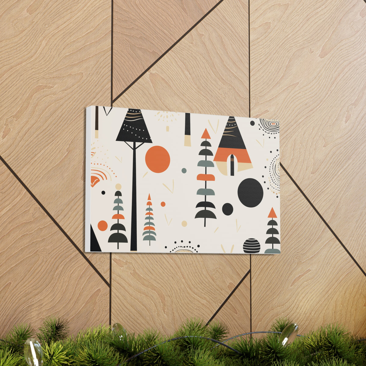 African Inspired Print Canvas Gallery Wraps