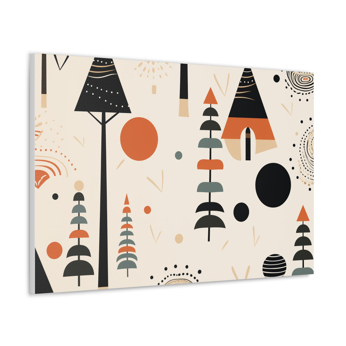 African Inspired Print Canvas Gallery Wraps