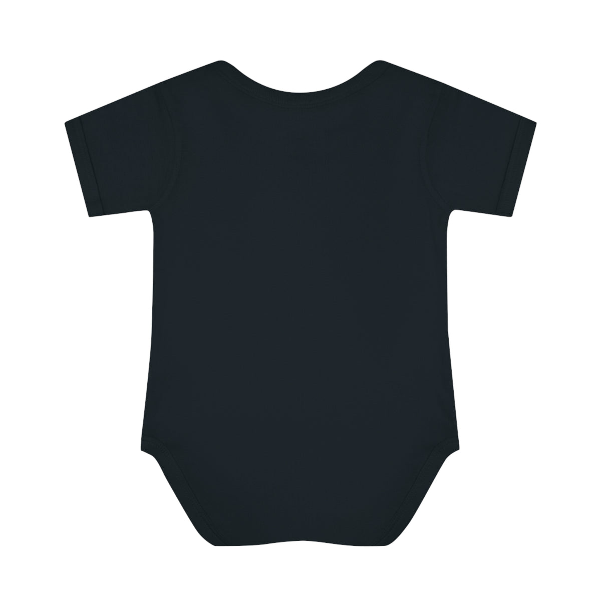 Black is the Default Infant Baby Rib Bodysuit