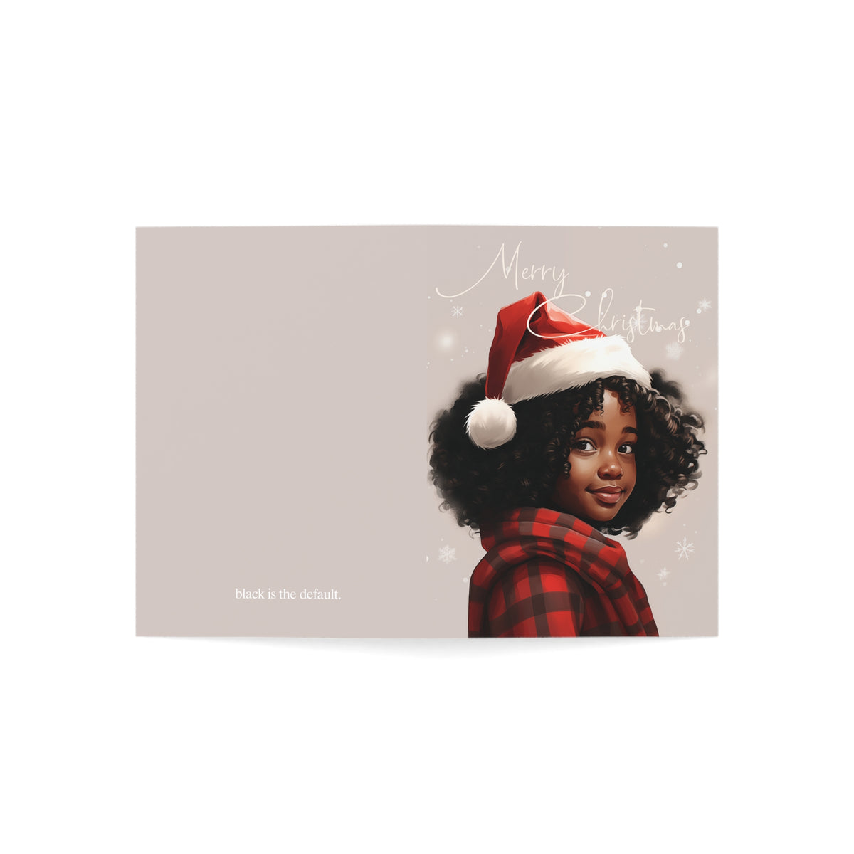 Premium Little Black Girl Greeting Cards (1, 10, 30, and 50pcs)