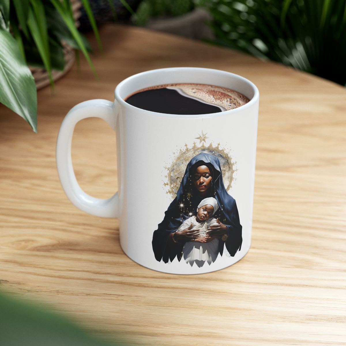 Mother Mary and Baby Ceramic Mug 11oz