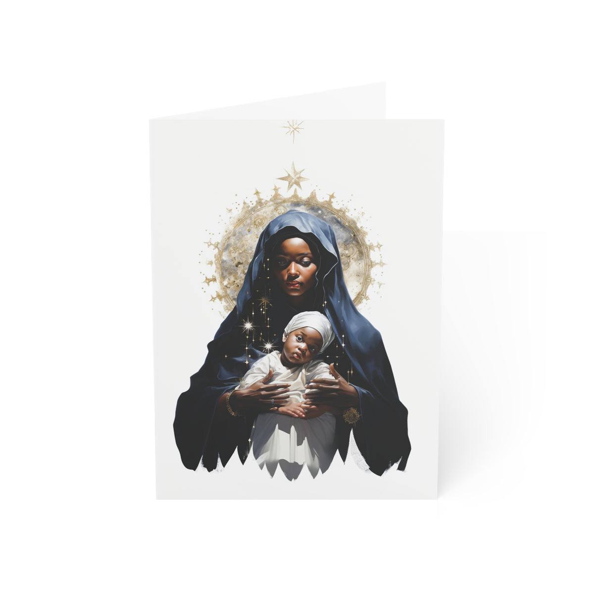 Mother Mary and Baby Greeting Cards (1, 10, 30, and 50pcs)