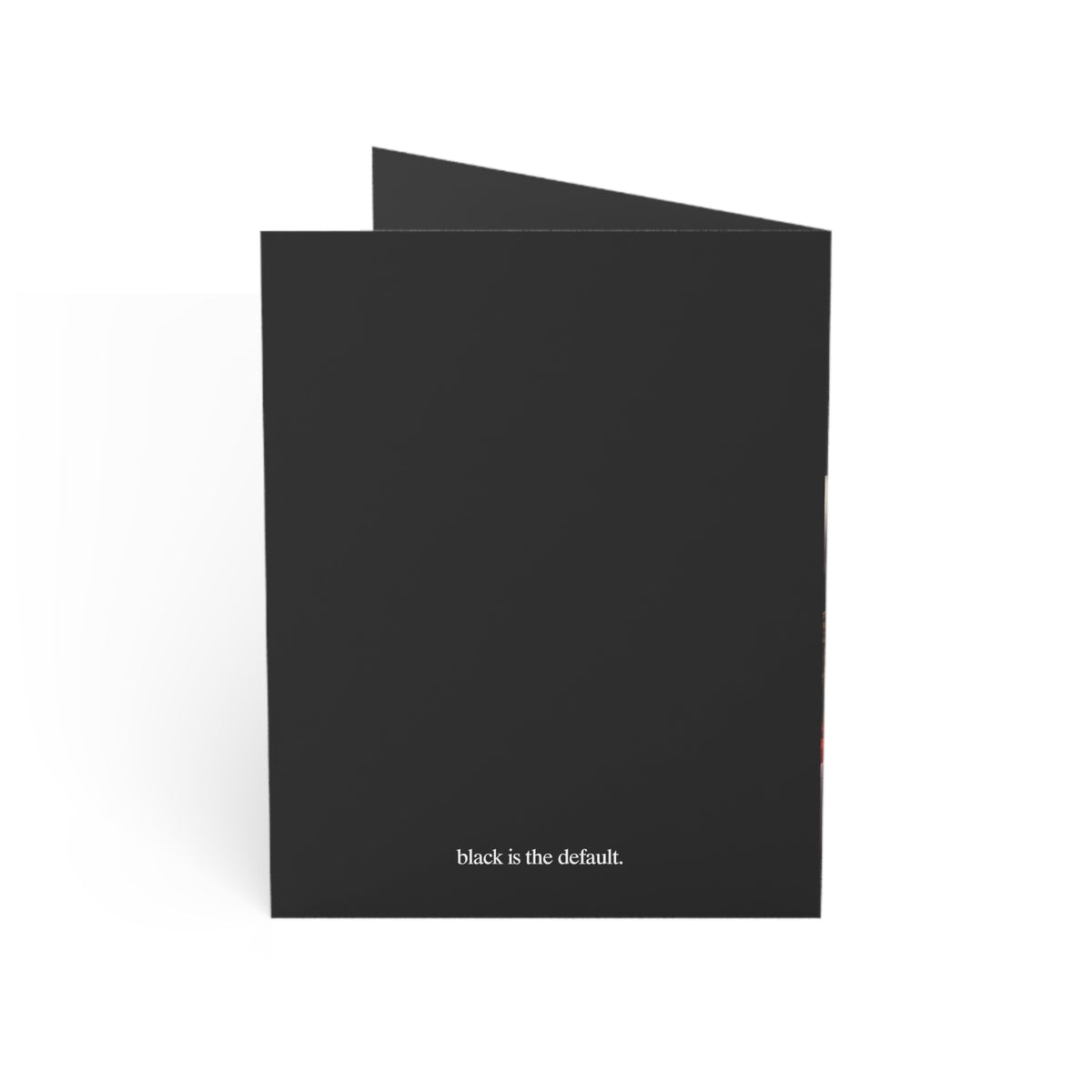 Little Black Santa Claus Greeting Cards (1, 10, 30, and 50pcs)