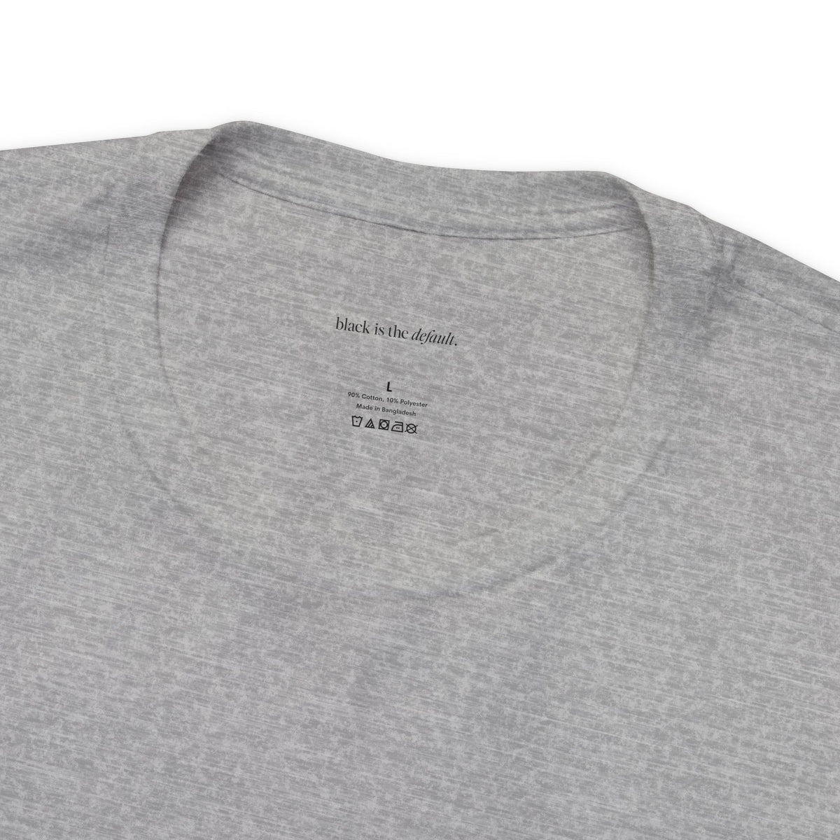 Black is the Default Unisex Jersey Short Sleeve Tee