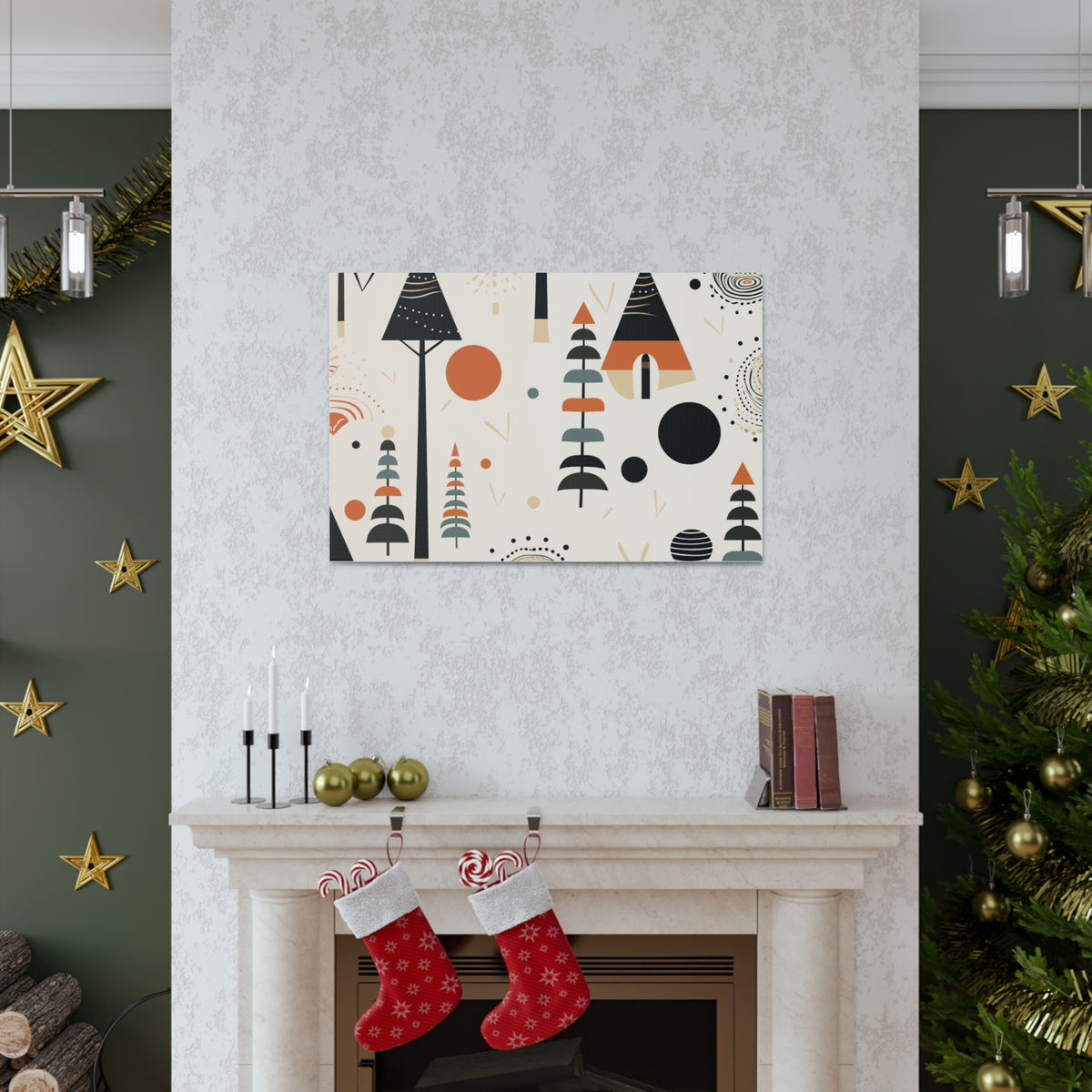 African Inspired Print Canvas Gallery Wraps