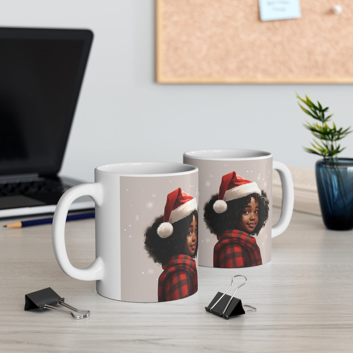 Premium Little Black Girl Ceramic Mug 11oz