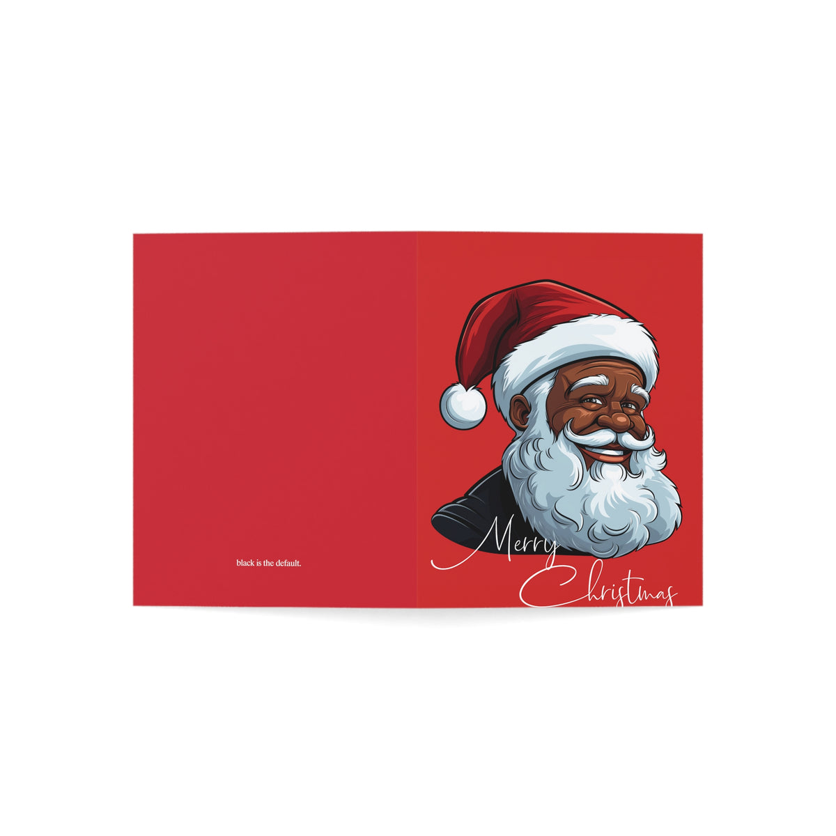 Jolly Black Santa Greeting Cards (1, 10, 30, and 50pcs)