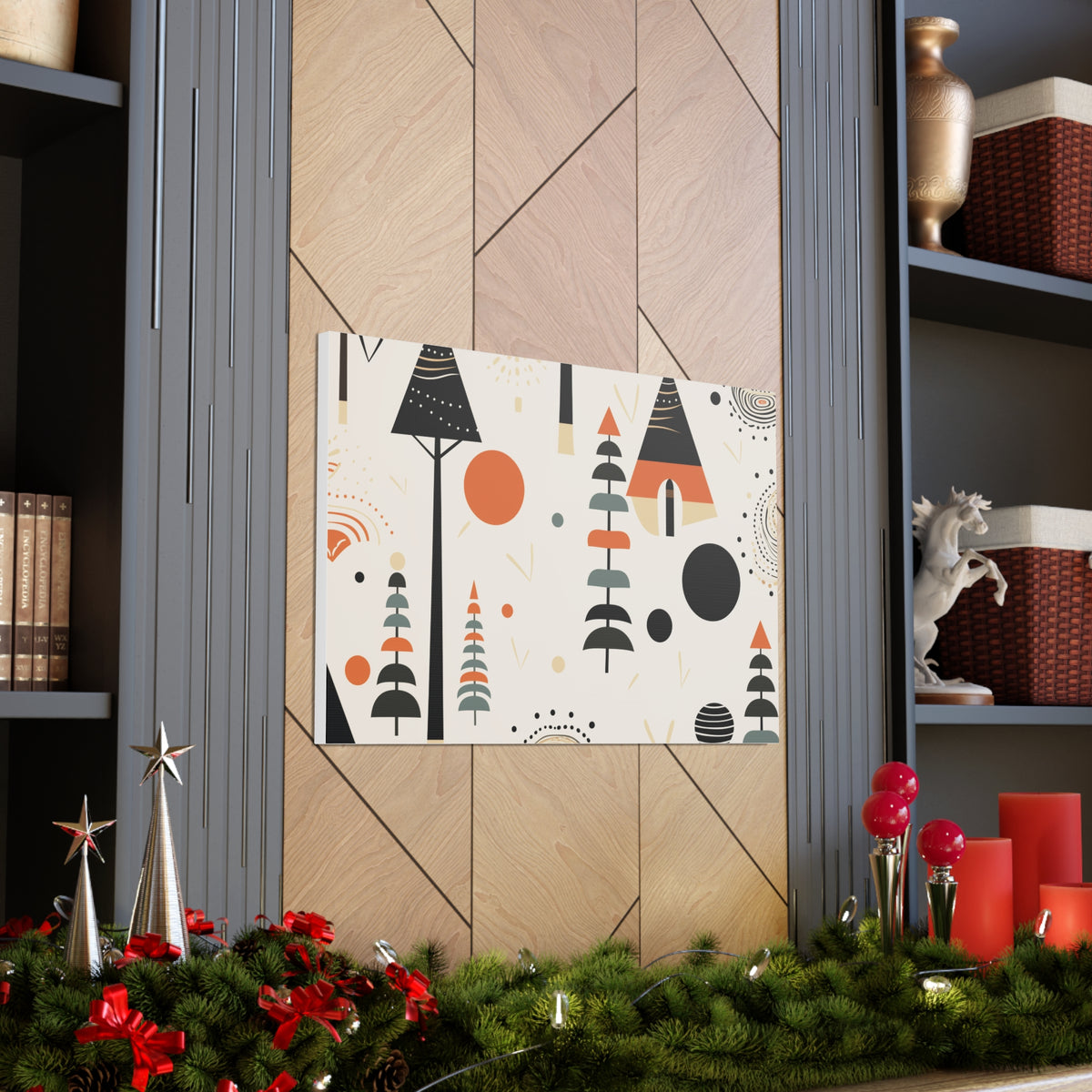 African Inspired Print Canvas Gallery Wraps
