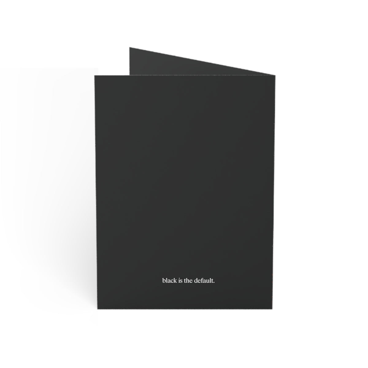 Premium Black Santa Greeting Cards (1, 10, 30, and 50pcs)