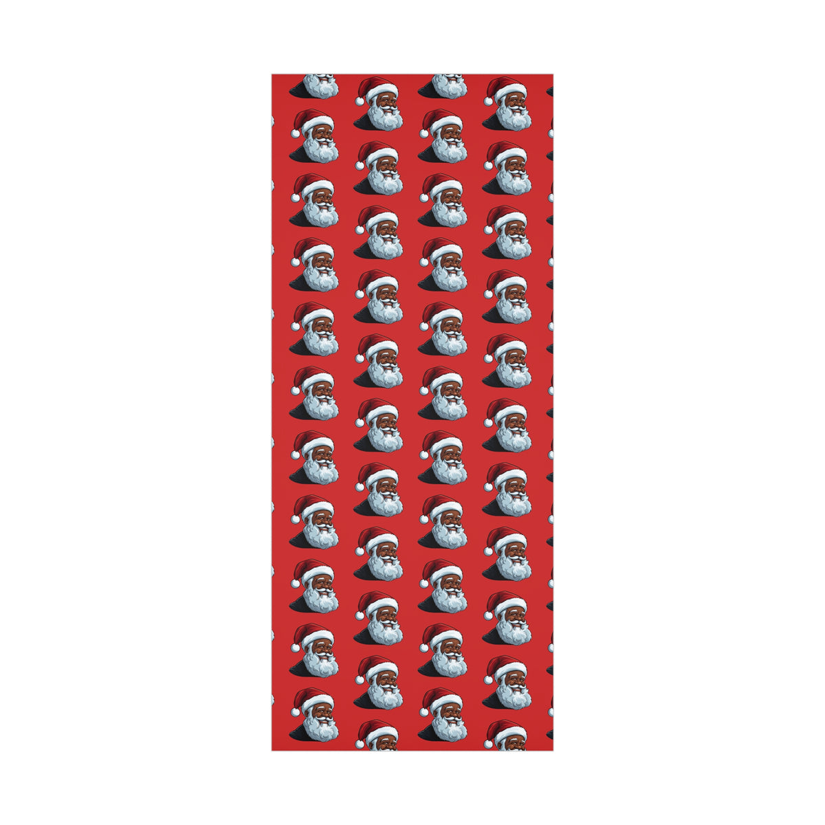 Jolly Black Santa Gift Wrap Papers