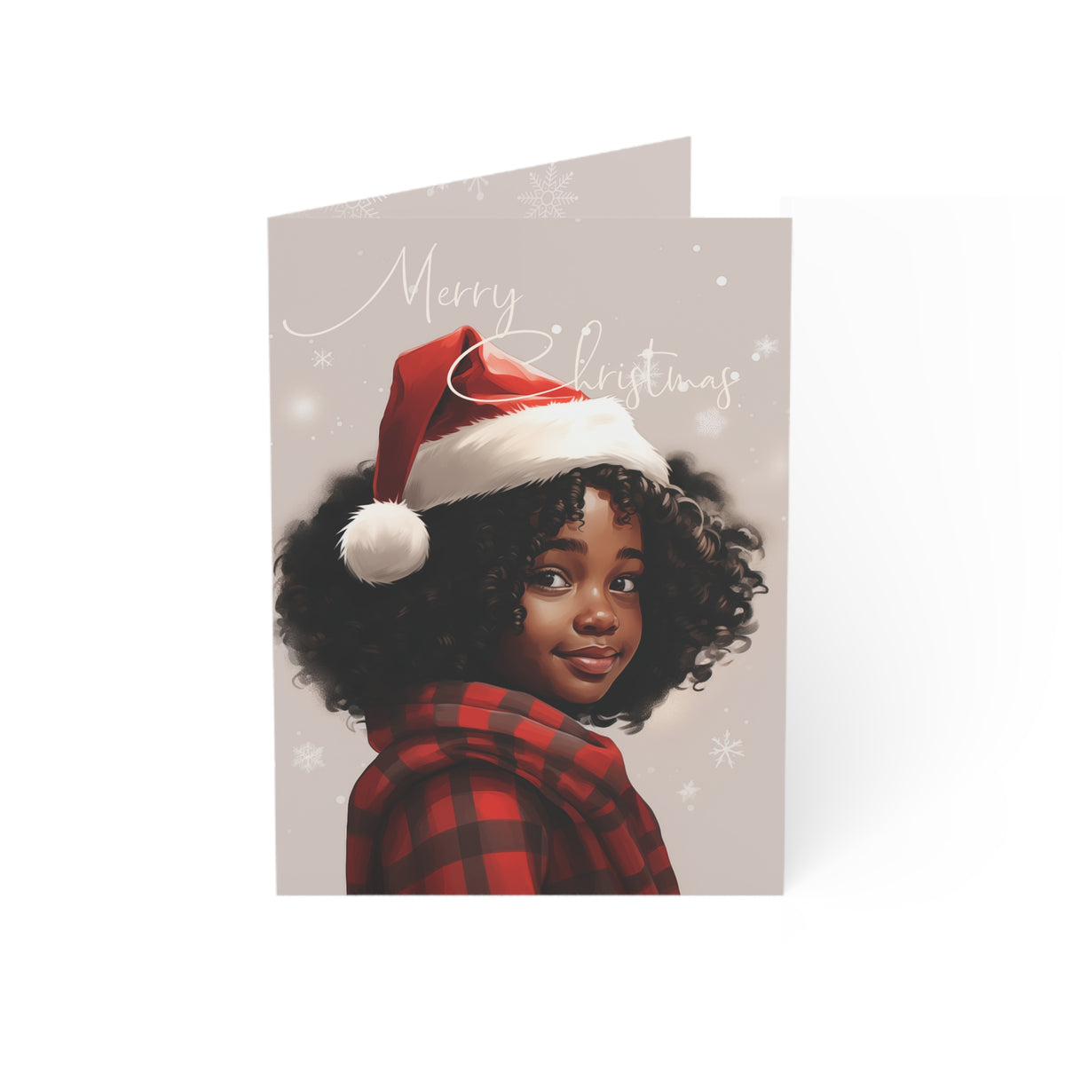 Premium Little Black Girl Greeting Cards (1, 10, 30, and 50pcs)