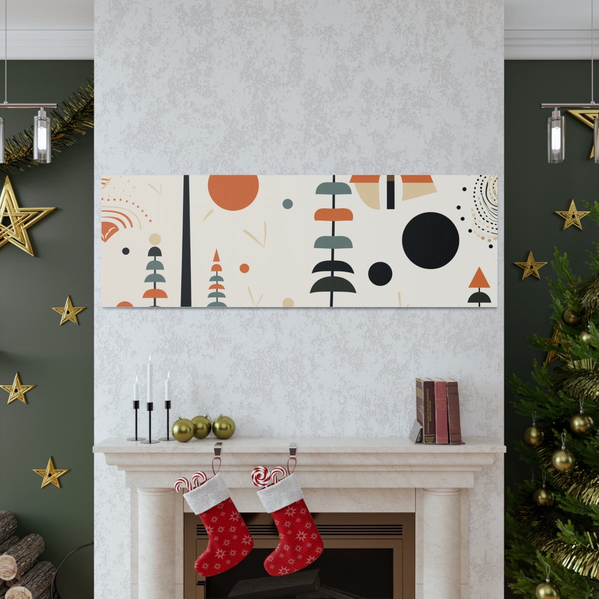 African Inspired Print Canvas Gallery Wraps