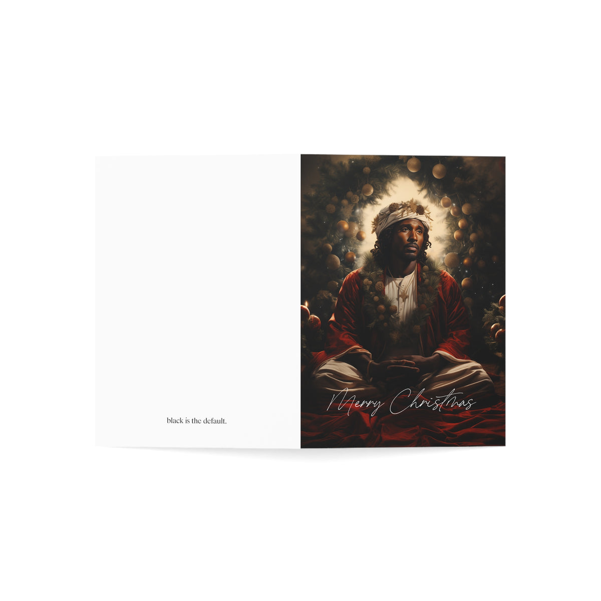 Black Jesus Greeting Cards (1, 10, 30, and 50pcs)