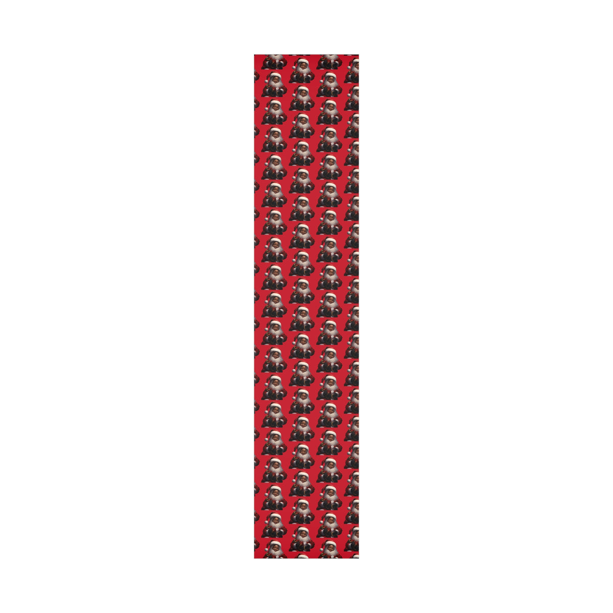 Little Black Santa Premium Gift Wrapping Paper Rolls, 1pc
