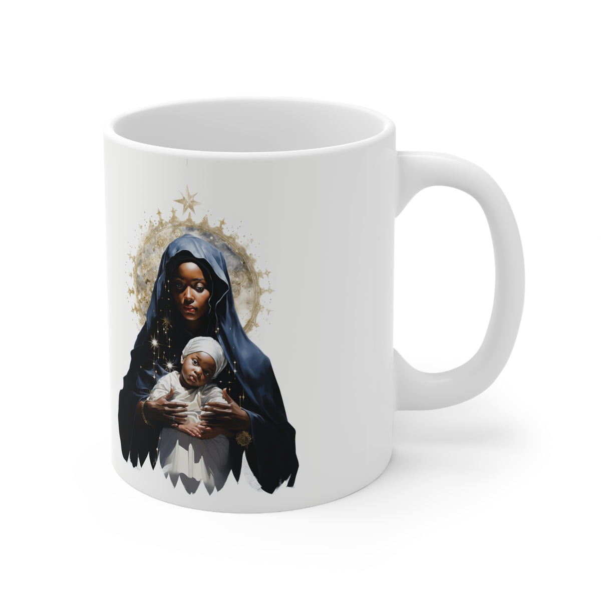 Mother Mary and Baby Ceramic Mug 11oz