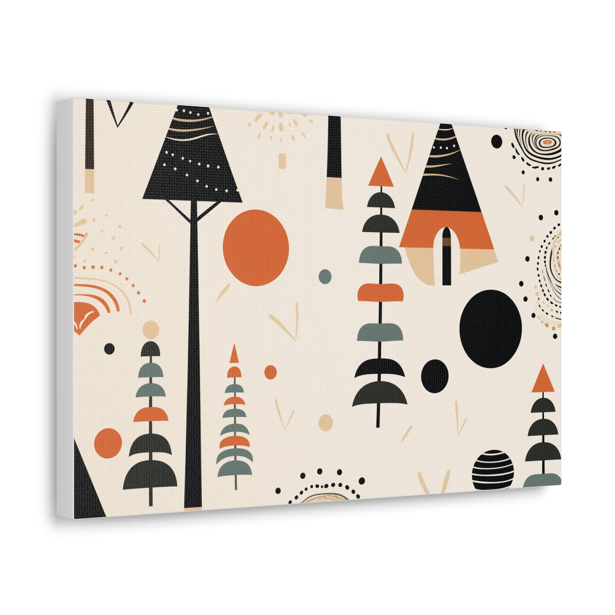 African Inspired Print Canvas Gallery Wraps