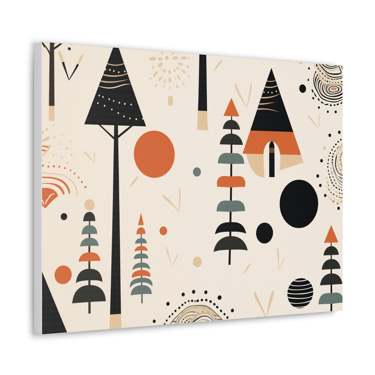 African Inspired Print Canvas Gallery Wraps